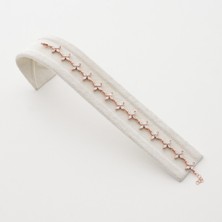 Brisinga Rose Beyaz Çiçek Gümüş Bileklik