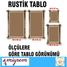 Miyrem Rustik,ledli Kanvas Tablo  Istanbul Manzara Modern