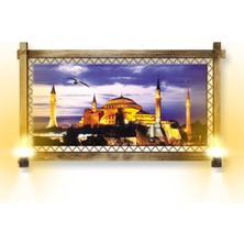 Miyrem Rustik,ledli Kanvas Tablo  Camii B