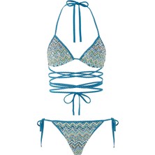 Zigzag Desenli Bikini
