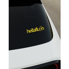 Hella Flush Araba Cam Sticker