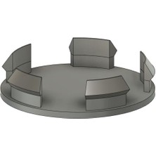 Modelerman Design Fiat Ducato 60MM Için Orta Jant Kapağı (4 Adet) T4425725