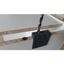 Modelerman Design Ahşap Dübeller Için Delme Şablonu Siyah 4586620