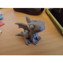 Sevimli Ejderha Figür Biblo Gri 1624412