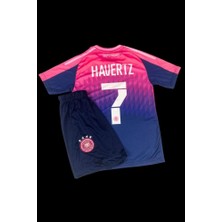 Almanya Euro 2024 Kai Haverz 7 Deplasman Pembe Çocuk Forması 3'lü Set (Pink)