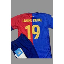 Lamine Yamal Yeni Sezon Iç Saha Parçalı Forması Çocuk Forması 3 Lü Set