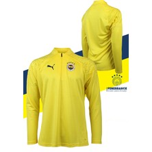 Fenerbahçe Orijinal Lisanslı 23/24 A Takım Futbolcu Yarım Fermuar Sweat