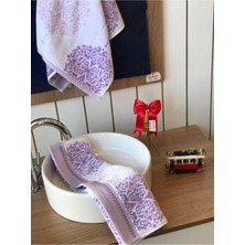 Özdilek Greta 2'li El-Yüz Havlusu 50 x 90-LILA