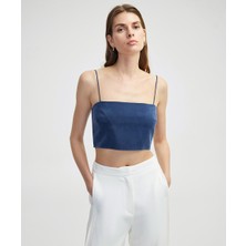 Kare Yaka Crop Bluz IS1250006095015
