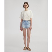 Raw Edge Denim Şort IS1250013076CC2