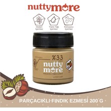Nutty More %33 Fındık Parçacıklı Fındık Ezmesi 200 gr x 6 Adet