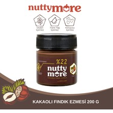 Nutty More %22 Kakaolu Fındık Ezmesi 200 gr x 5 Adet