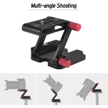 Zuomee Esnek Z Tipi Kamerası Tripod Top Başlıklı Hızlı Çıkarma Plakalı Alüminyum Çelik (Yurt Dışından)