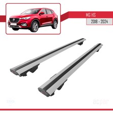 Mg Hs (AS23) 2018-2024 Arası ile Uyumlu Hook Model Ara Atkı Tavan Barı Gri 2 Adet