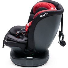 Kraft Spin Signal Plus I-Size 360 ° Dönebilen İsofix'li Oto Koltuğu 0-36Kg Red