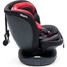 Kraft Spin Signal Plus I-Size 360 ° Dönebilen İsofix'li Oto Koltuğu 0-36Kg Red