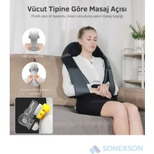 Şarjlı Boyun - Sırt - Omuz- Bel Masaj Aleti / Ayak Masajı / Vücut Masaj Yastığı