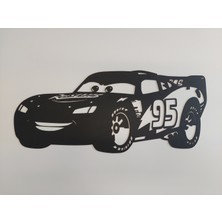 Şimşek Mcqueen Temalı Metal Duvar Tablosu