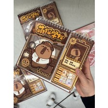 Capybara Dedektif Izometrik Özel Tasarım Sticker Seti ile Görev Tamamlama/çıkartma/kapibara