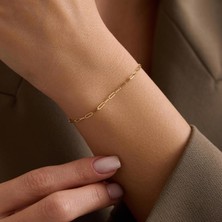 Bayar Gold 14 Ayar Altın Ataş Bileklik 2 mm