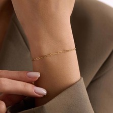 Bayar Gold 14 Ayar Altın Ataş Bileklik 2 mm