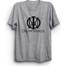 Dream Theater, Logo,  Rock Metal Müzik Grubu Baskılı Unisex %100 Pamuk Tişört