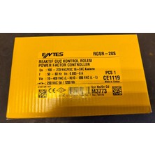 Entes RGSR-20S Reaktif Güç Kontrol Rölesi 16+Svc Kademeli M3773