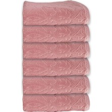 Özdilek Curve Havlu 6'lı 50 x 90  cm  Pembe