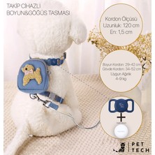 Pettech Airtag’li Göğüs Tasması – Küçük Köpek Irkı/kedi