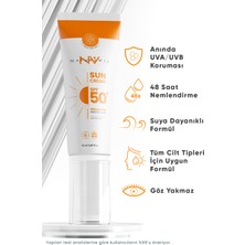 Naturavia Cosmetics 50 + SPF Ve Nemlendirici Yüz Ve Vücut Güneş Kremi - Tüm Cilt Tipleri İçin