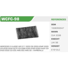 Wınkel Wcfc-98 Polen Filtresi Mercedes W163 98-05 Karbonlu