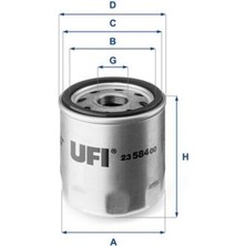 Ufı 23.584.00 Yağ Filtresi Ducato Iıı / Boxer Iıı / Jumper Iıı / Transit V347 14-