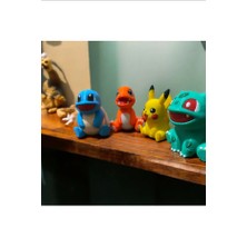 Favori Pokemon Figür Başlangıç Seti (Pikachu,bulbasaur,charmander,squirtle)