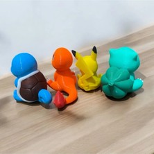 Favori Pokemon Figür Başlangıç Seti (Pikachu,bulbasaur,charmander,squirtle)