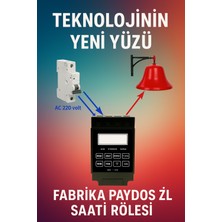 Linas ZKM 02 İşyeri Fabrika Paydos Mola Saati Zil Rölesi