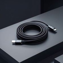 Lucatech  Apple iPhone 11 / 12 / 13 / 14 Pro Max Uyumlu 120W Lightning Kırılmaz Şarj kablosu