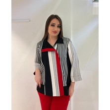 Büyük Beden 2 Li Ceketli  Pantolonlu Takım