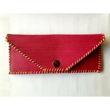 Portföy Cüzdan Telefon ve Kredi Kart Organizeri El Yapımı, Ölçüleri : Kapalı Vaziyette 20 x 12 cm