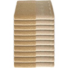 Özdilek Anissa Kahve Havlu 10'lu 50 x 90  cm