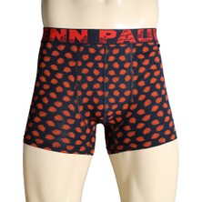 Kenn Paul 2'li Erkek Desenli Pamuklu Lüks Boxer | Yumuşak Kumaş |