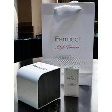 Ferrucci Çelik Kordon Kararma Renk Atma Yapmaz Kadın Kol Saati+Bileklik F.3440.02