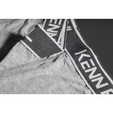 Erkek Gri Düz Pamuklu Lüks Boxer Yumuşak