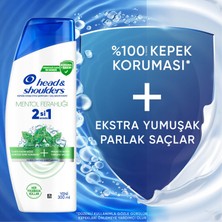 Head&Shoulders Mentol Ferahlığı 2'si 1 Arada Şampuan 300 ml