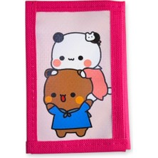 Bebek Özel Cırt Cırtlı Çocuk Cüzdanı Fermuarlı Cüzdan Sevimli Arkadaşlar Dudu Bubu Baskılı Cüzdan