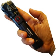 Orion Gold Orion Or-2304-Tg Zoomlu Güçlü Usb Şarjlı 5000m El Feneri