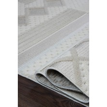 30837 Mango / Iskandinav Tarzı Halı / Salon Halısı / Oturma Odası Halısı / Krem / Halı