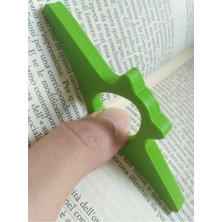 Başparmak Kitap Tutucu Yeşil 2752344