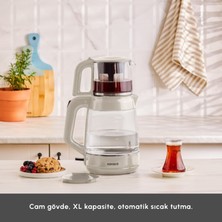 Karaca Glass Tea Xl 2 In 1 Cam Çay Makinesi Starlight
