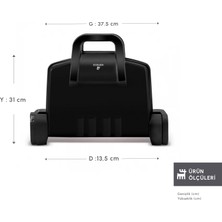 Karaca Future Essential Tost Makinesi Matte Black 1800 W 4 Dilim Kapasiteli