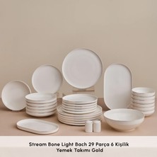 Karaca Stream Bone Light Bach 29 Parça 6 Kişilik Yemek Takımı Gold
